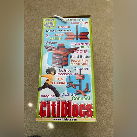 CitiBlocs - Wooden Blocks - Building Toy - 130 Blocks - Picture 3 of 5